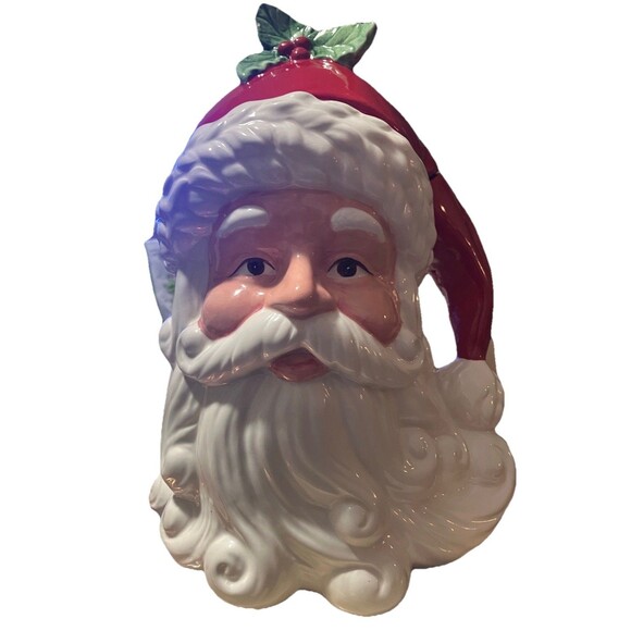 Vintage "Spode Christmas Memories" cookie jar made in England 12" Dolomite - Picture 4 of 16